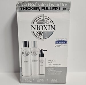 Nioxin Haircare for natural thinning hair loss set 1 new in box
